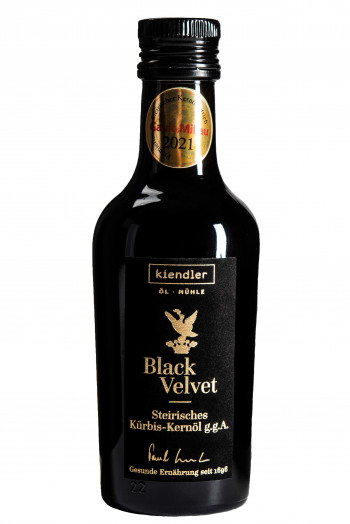 Steirisches Premium Kürbiskernöl ggA - Edition "Black Velvet"